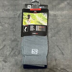 Salomon XA Running Socks 2 Pack Crew Height Night Sky‎ Quiet Shade Medium
